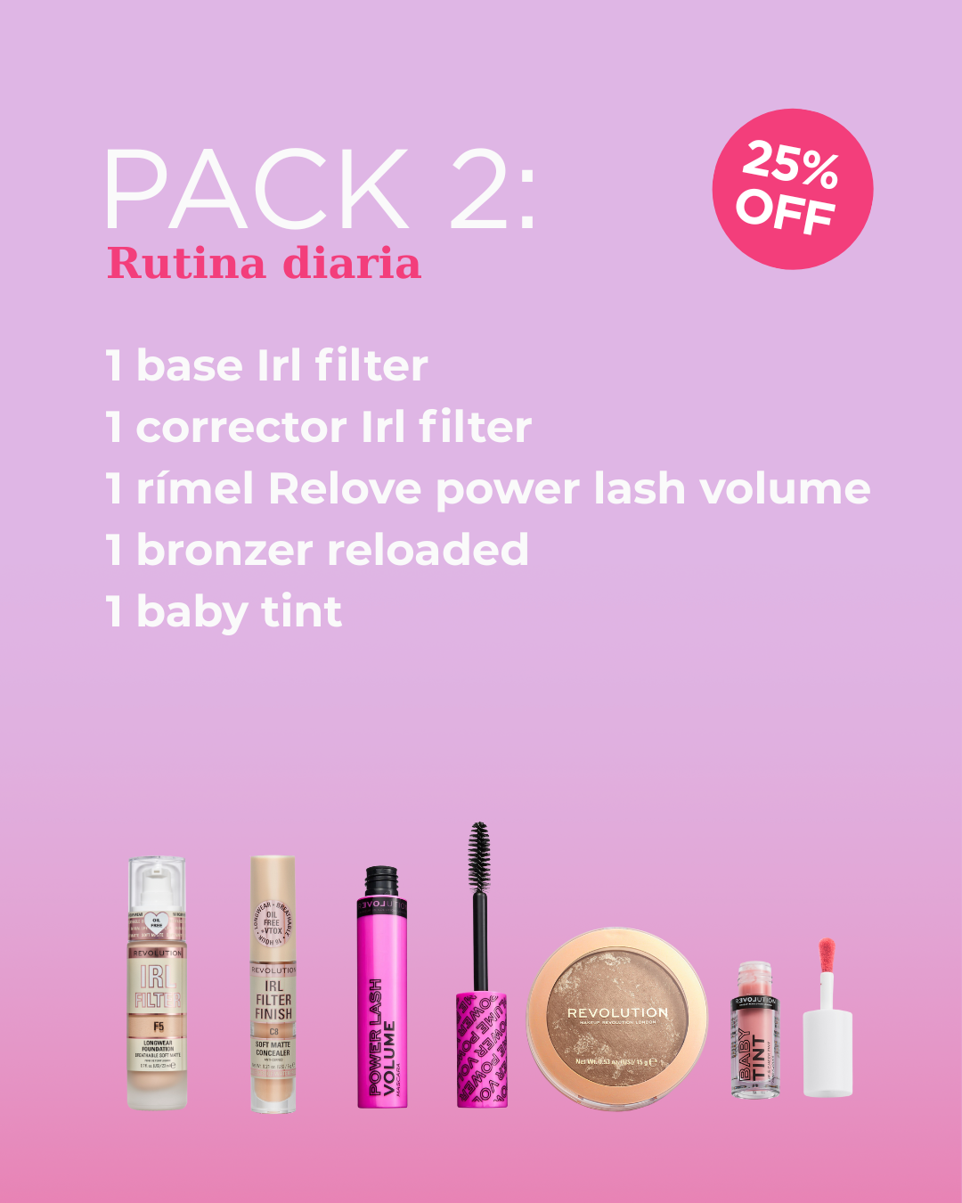 PACK 2: RUTINA DIARIA